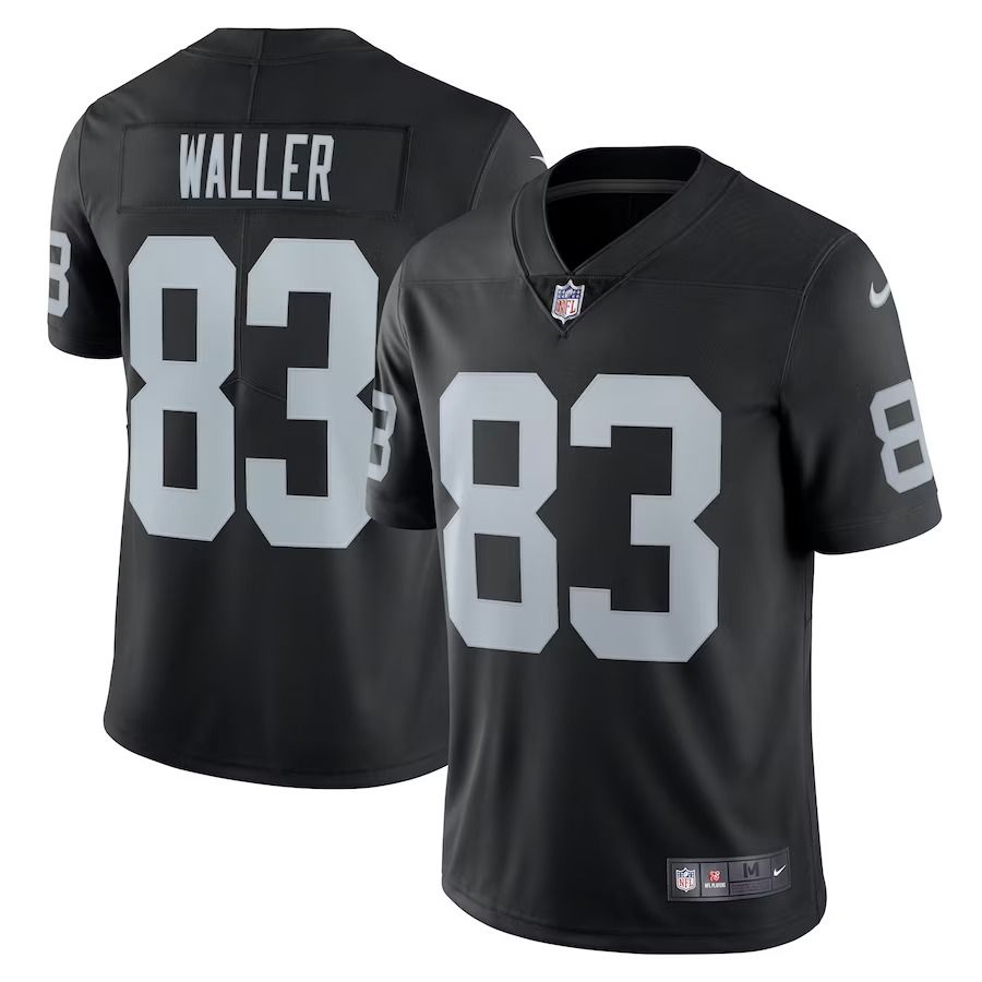 Men Las Vegas Raiders 83 Darren Waller Nike Black Limited NFL Jersey